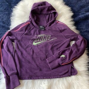 Nike Purple Hoodie with Pink Accents